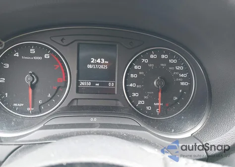 2017 Audi A3 2.0T Premium z USA, uszkodzony, nr VIN WAUB8GFF3H1031445